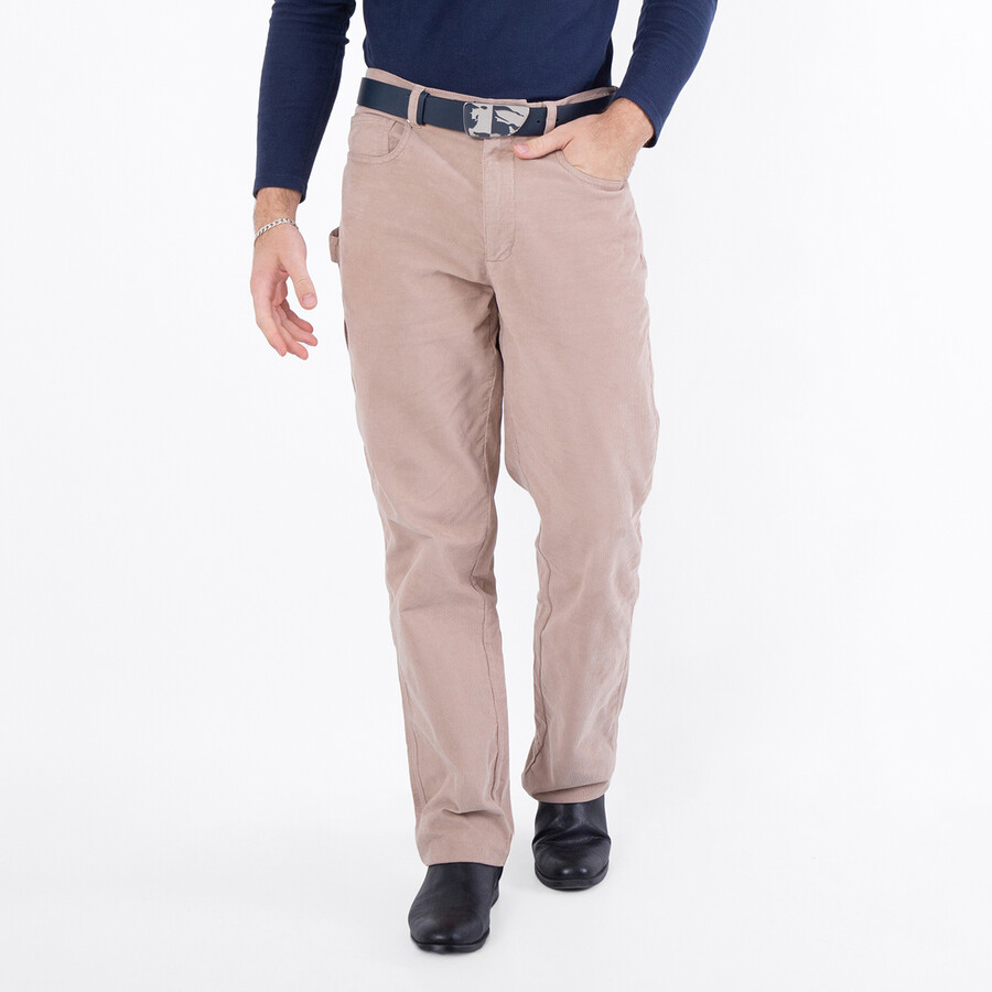 Straight Leg Corduroy Trousers