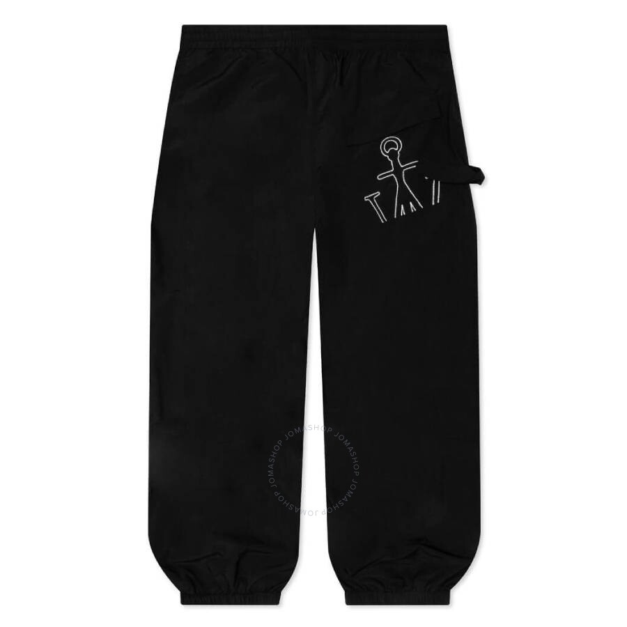 Jw Anderson Twisted Cargo Pants In Black