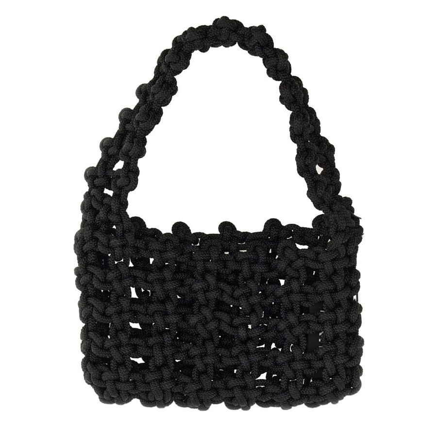 Kara Knot Shoulder Bag In Black