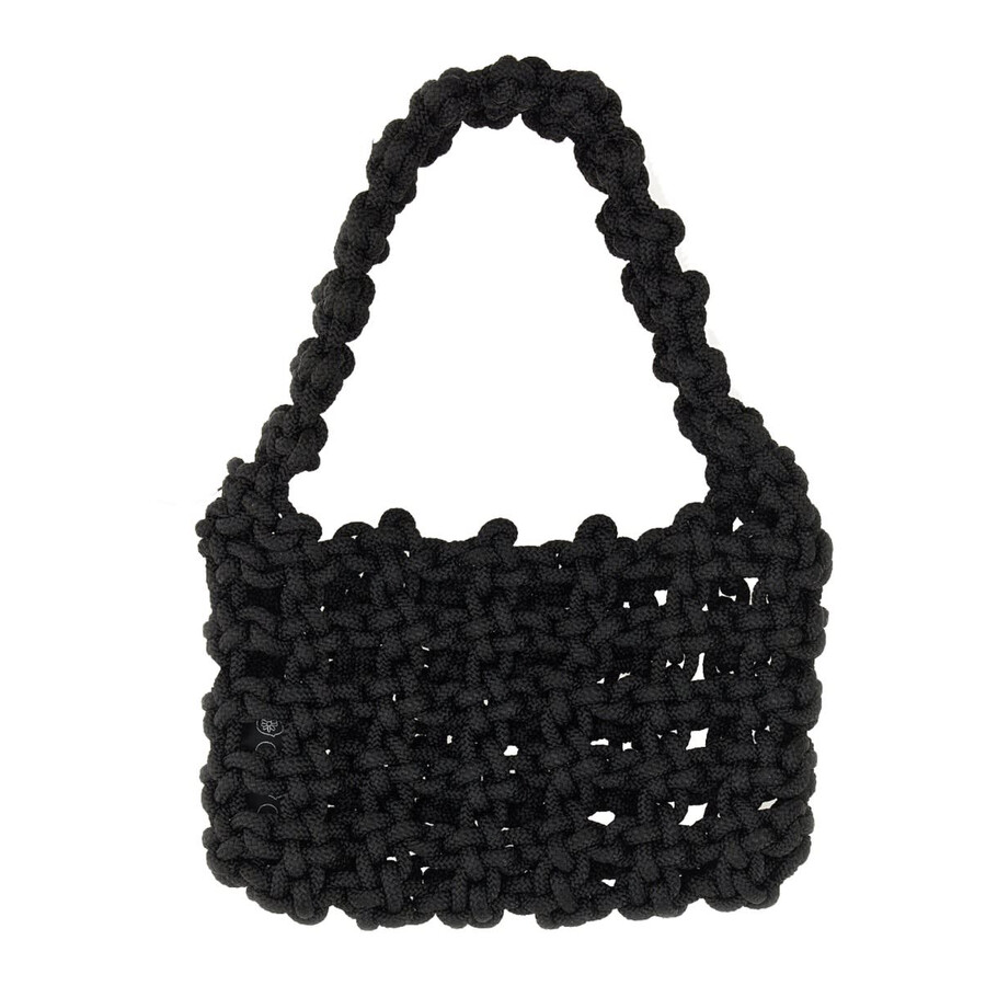 Kara Knot Shoulder Bag In Black
