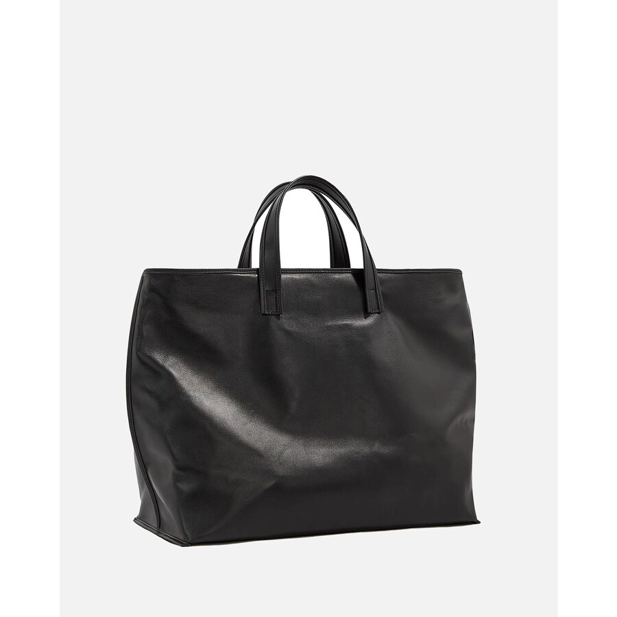 Kassl Editions Nappa Leather Tote Bag In Black