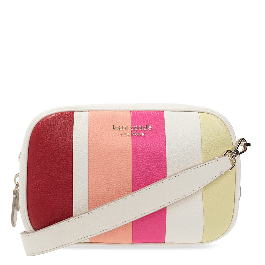 Kate Spade Astrid Stripe Medium Camera Crossbody Bag PXR00480974