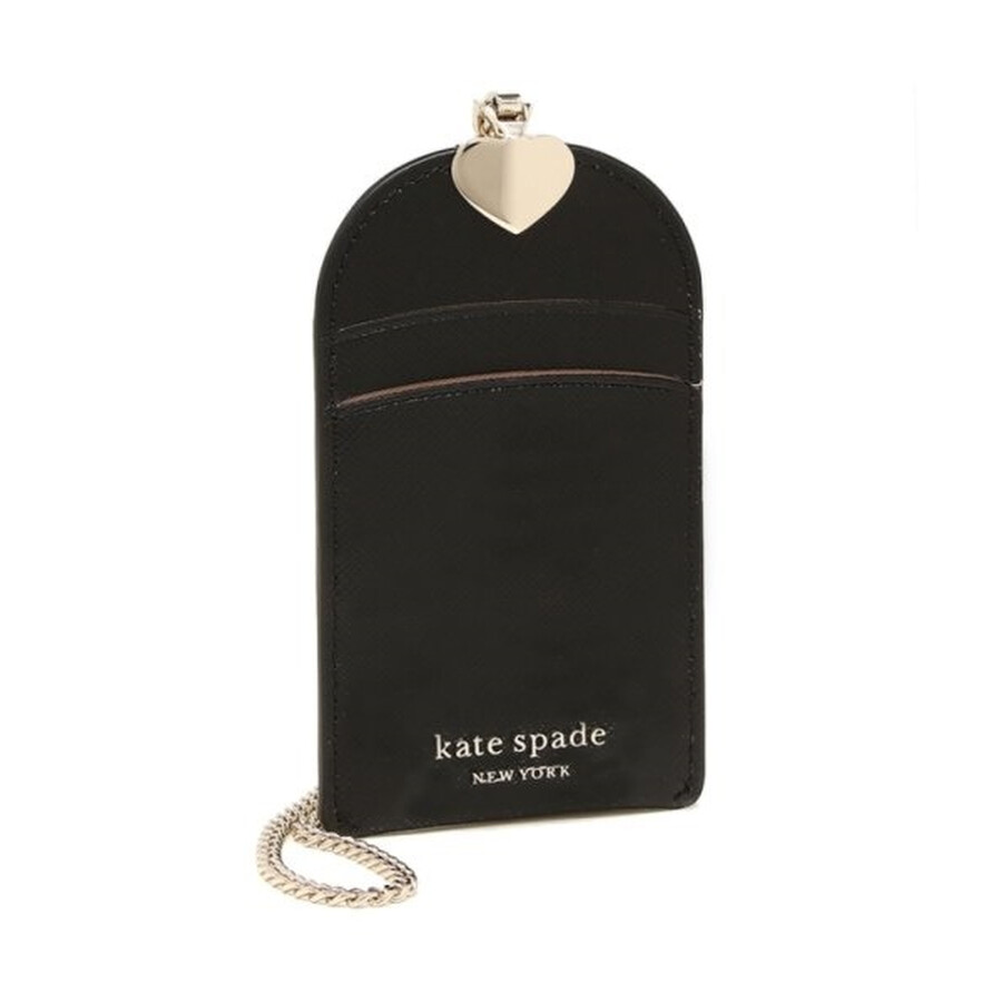 Kate Spade Black Spencer Lanyard Card Holder PWRU7919001 767883647486