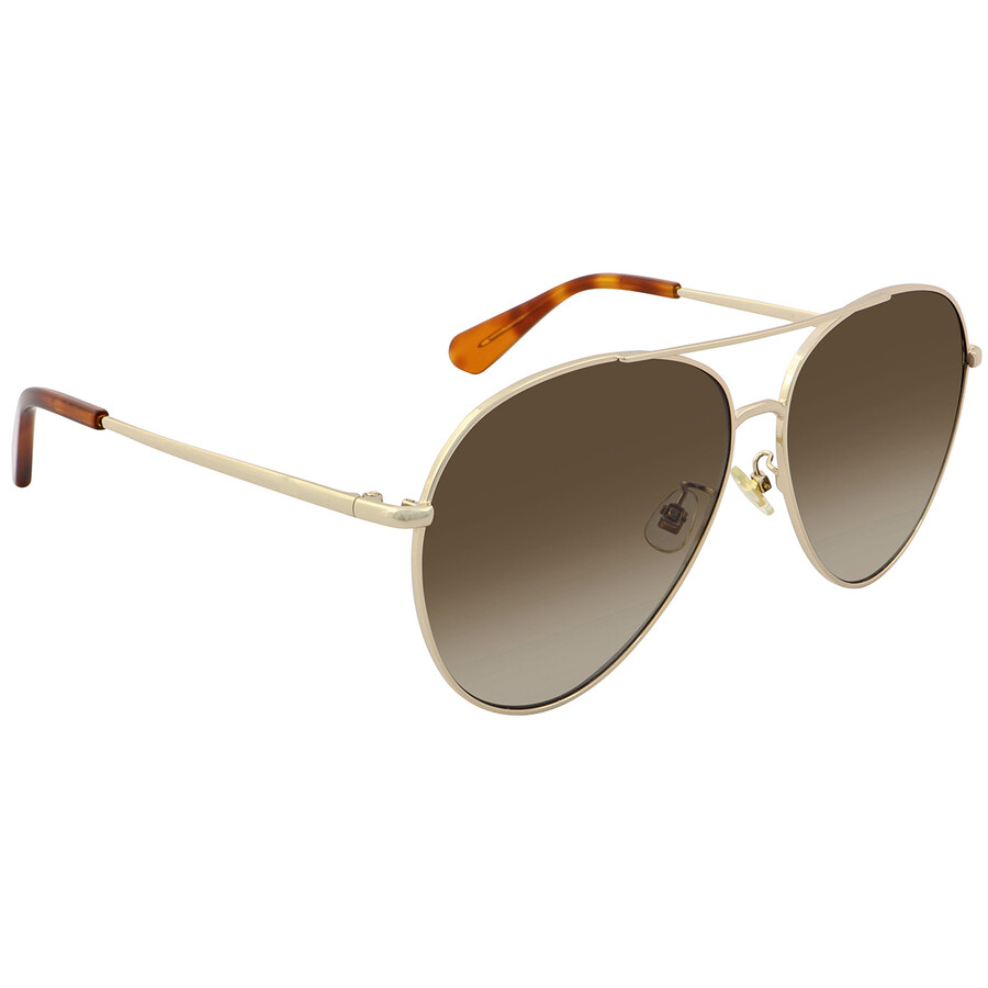 Kate Spade Brown Gradient Pilot Ladies Sunglasses CAROLANE/F/S 03YG/HA