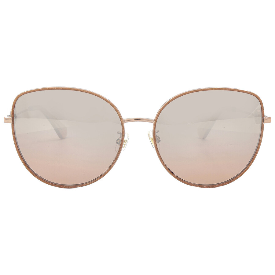 Kate Spade Brown Mirror Gradient Butterfly Ladies Sunglasses SICILIA/G