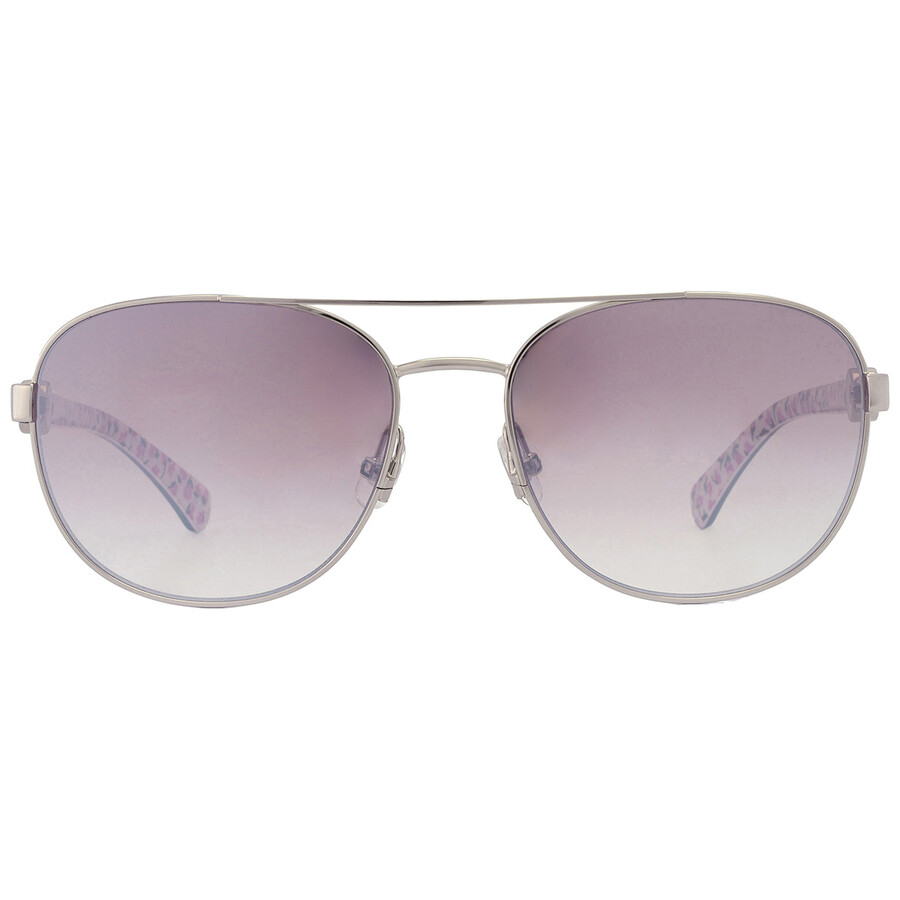 Kate Spade Brown Mirror Gradient Pilot Ladies Sunglasses Raglan/g/s 0010/nq 56 In Brown