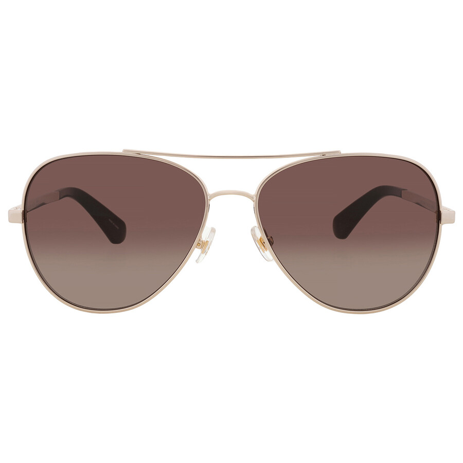 Kate Spade Brown Pilot Ladies Sunglasses Avaline2/s 0rhl/ha 58