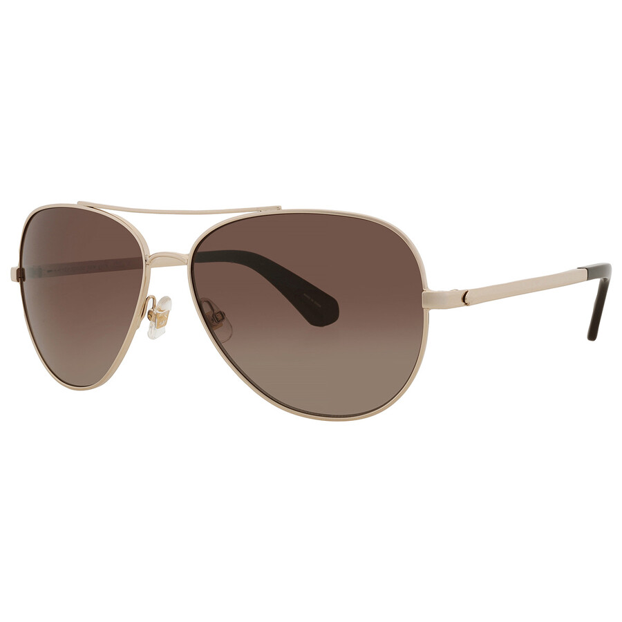 Kate Spade Brown Pilot Ladies Sunglasses Avaline2/s 0rhl/ha 58