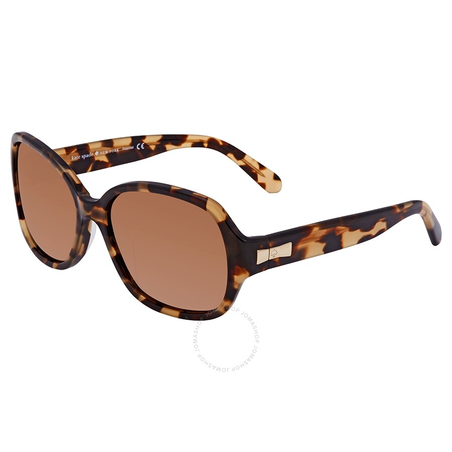 Kate Spade Brown Square Sunglasses LANEYPS ESPP 57 716737565605