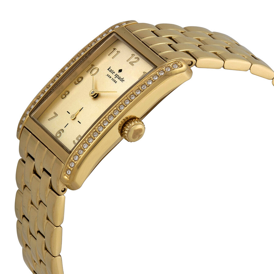 Kate Spade Cooper Grand Champagne Dial Goldplated Ladies Watch