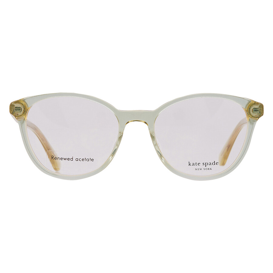 Kate Spade Demo Oval Ladies Eyeglasses Aggie 0gp7 50 In Gold