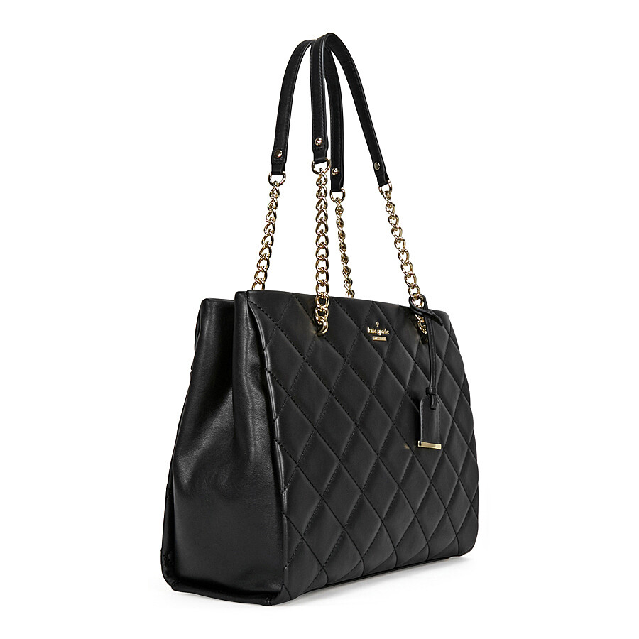 Kate Spade Emerson Place Phoebe Leather Shoulder Bag Black Burberry