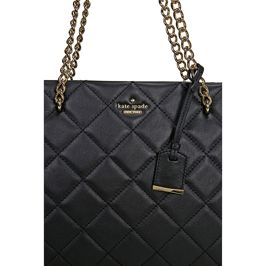 Kate Spade Emerson Place Phoebe Leather Shoulder Bag Black Burberry