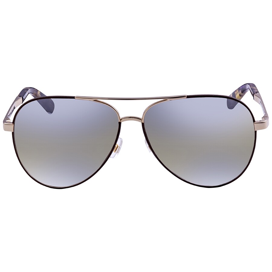 Kate Spade Gold/Brown Aviator Sunglasses AMARISSAS 001Q 59 Kate Spade