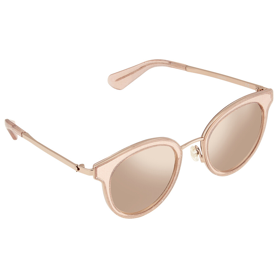 Kate Spade Gray Rose Gold Cat Eye Sunglasses LISANNE/F/S W66 50 716736107530 Sunglasses