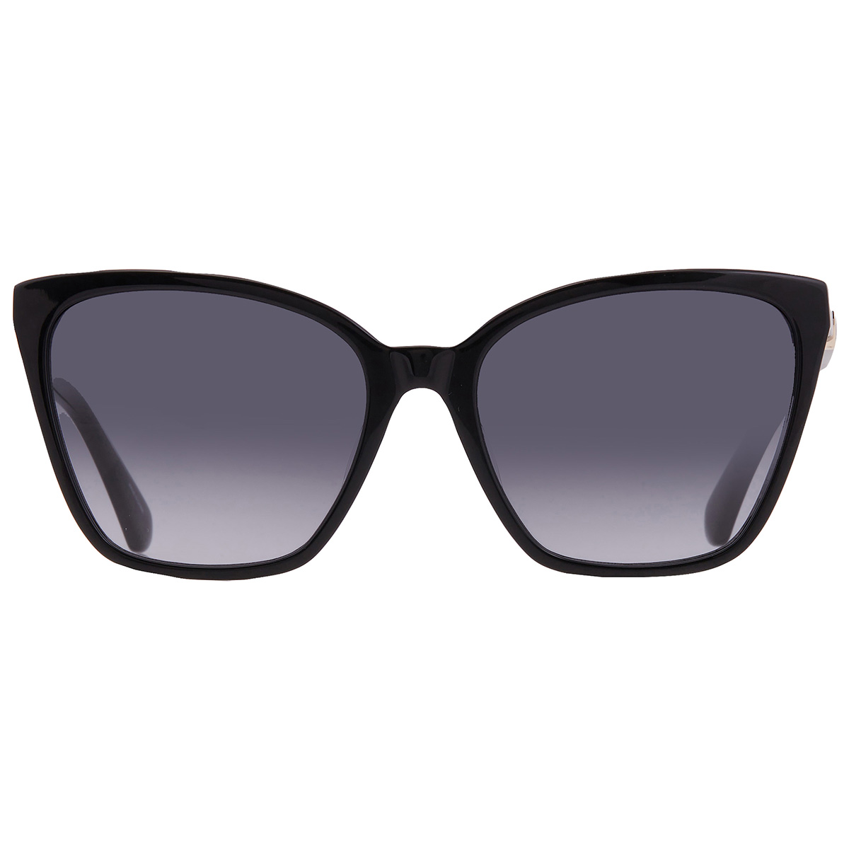 Kate Spade AMIYAH/G/S 02M2 9O Sunglasses Black Cat Eye Frame, Grey Lenses Kate Spade Amiyah/G/S Red, Black, Multicolor Prescription  main image 4