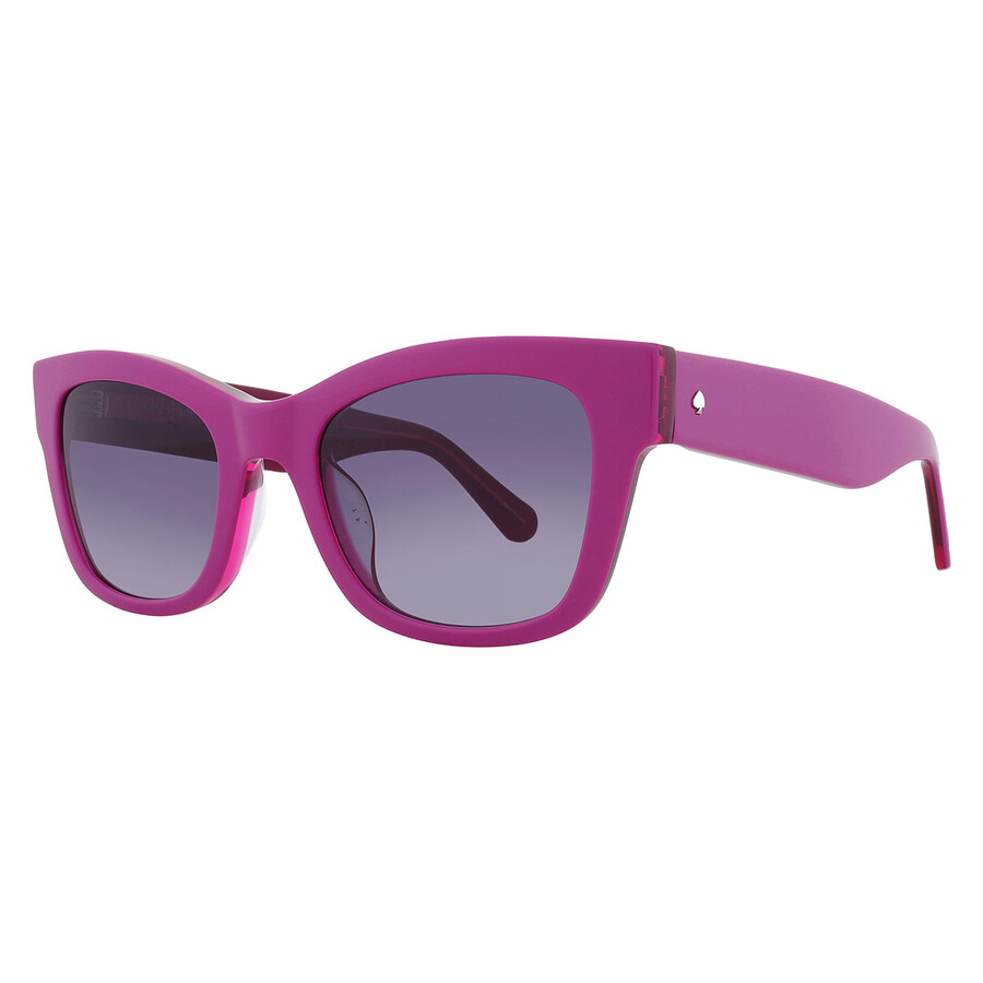 Kate Spade Grey Shaded Cat Eye Ladies Sunglasses Ks Aimee/s 035j/9o 50 In Purple