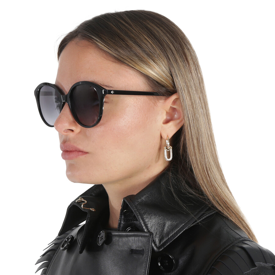 Kate Spade Grey Shaded Rectangular Ladies Sunglasses Bria/g/s 0807/9o 55 In Grey