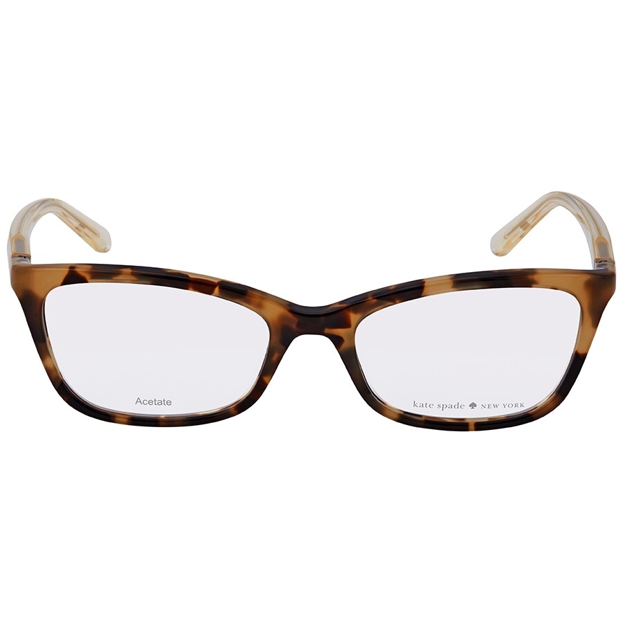 KATE SPADE Honey Havana Crystal Eyeglasses DELACYRRV52 Kate Spade
