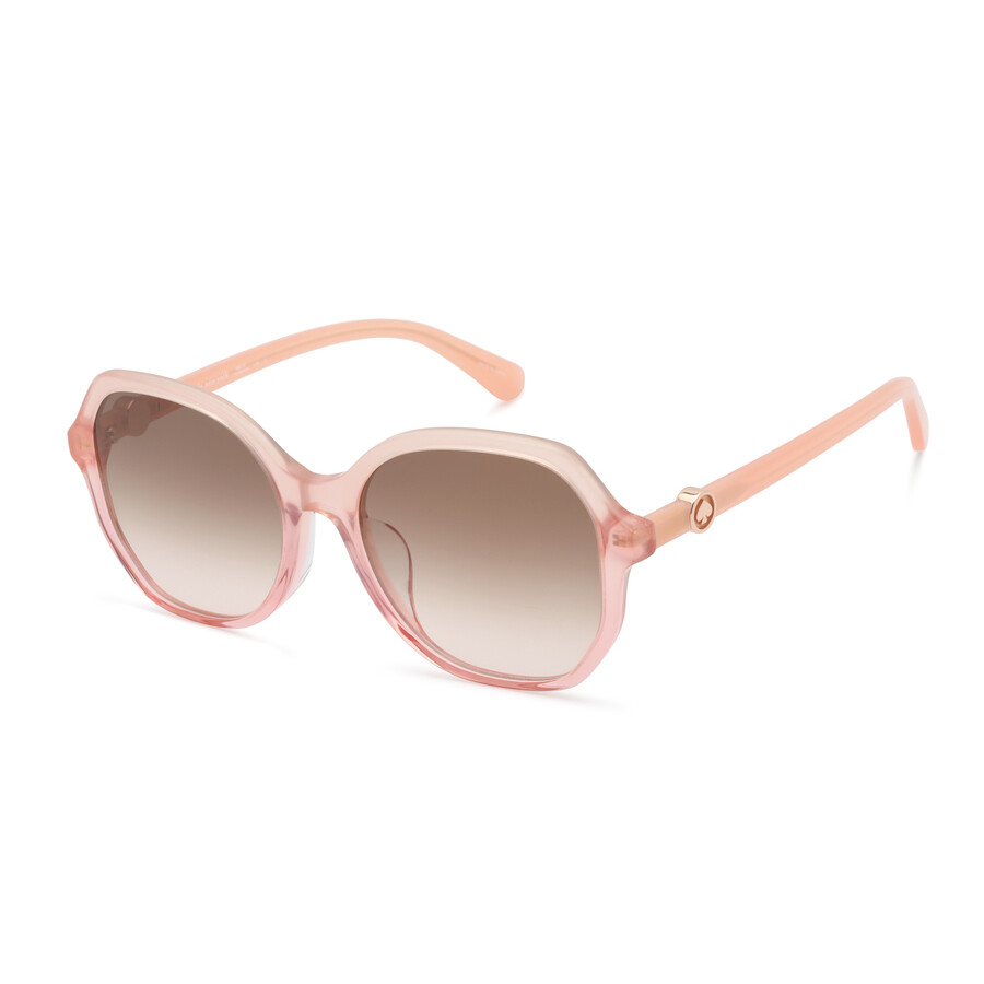 Kate Spade Brown Pink Gradient Rectangular Ladies Sunglasses LOURDES/F