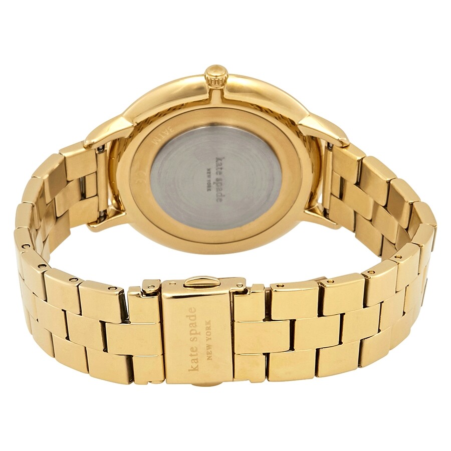 Kate Spade Metro Scallop White Dial Ladies Goldtone Watch KSW1494
