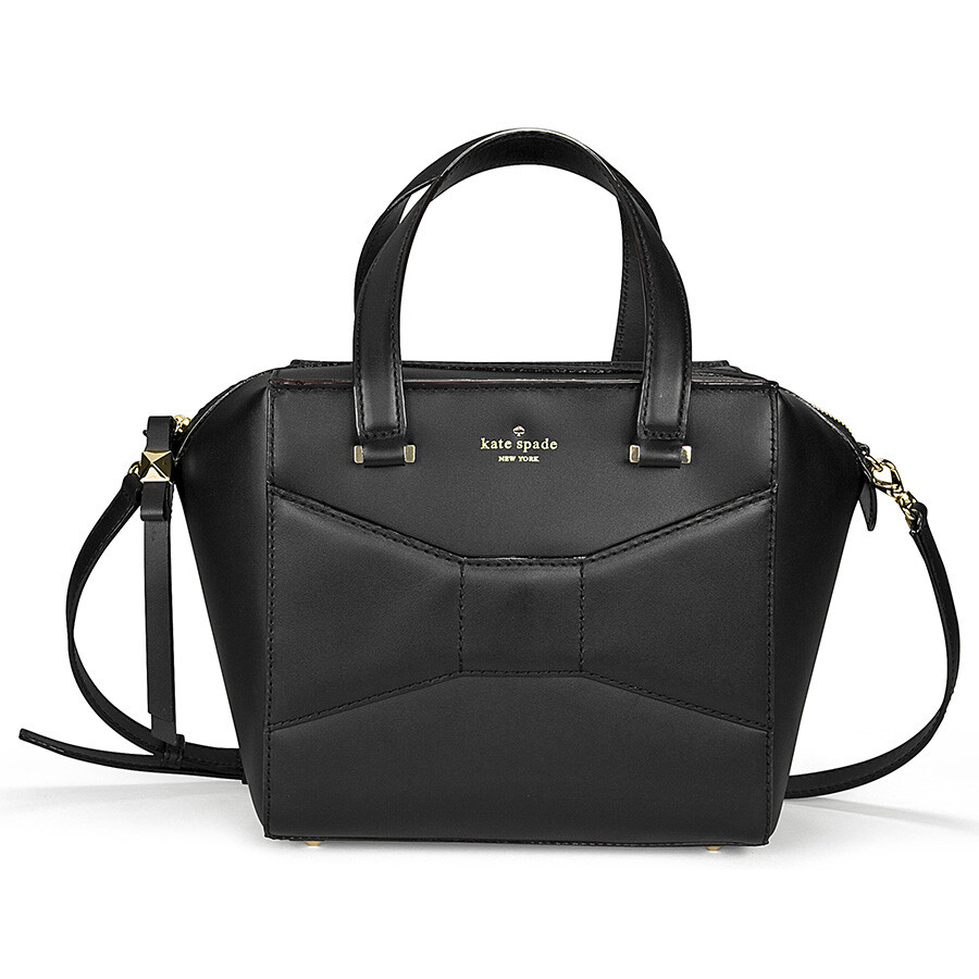 Kate Spade New York 2 Park Ave Small Beau Leather Shoulder Bag Black PXRU5069001 098689734378