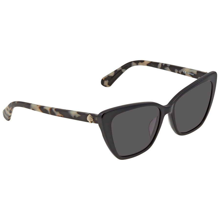 Kate Spade Polarized Grey Cat Eye Ladies Sunglasses LUCCA/G/S 0807/M9