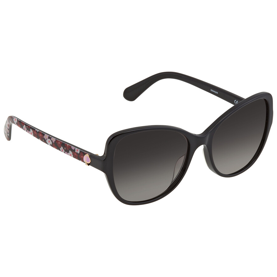 Kate Spade Polarized Grey Gradient Butterfly Ladies Sunglasses ESMAE/G/S 07J2/WJ 56 716736283227