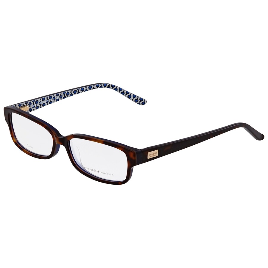 Kate Spade Tortoise Cobalt Blue Eyeglasses LORELEIX1752 762753606204 Eyeglasses, Lorelei