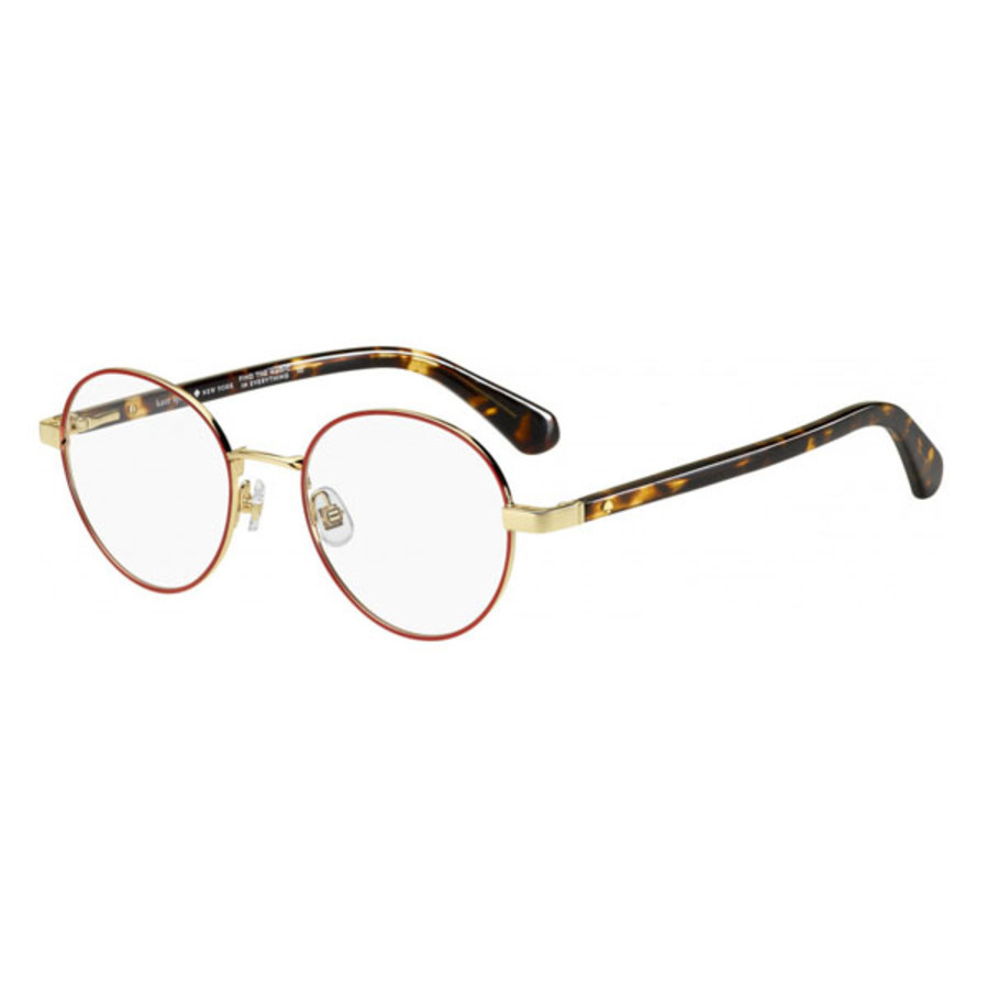 Kate Spade Marciann0y110049 Unisex Gold Tone Square Eyeglass Frames