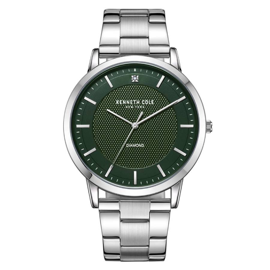 Kenneth Cole Diamond Quartz Green Dial Men's Watch KCWGG2271404