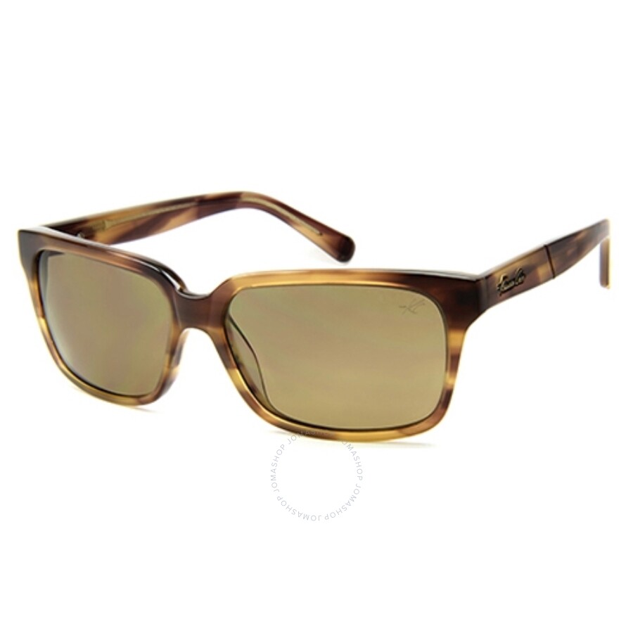 Cole New York Ladies Brown Rectangular Sunglasses KC716250E57