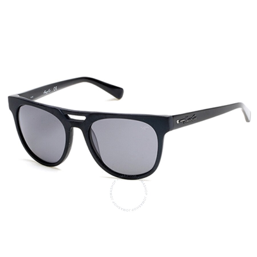 Cole New York Men's Black Oval Sunglasses 461258 664689831562