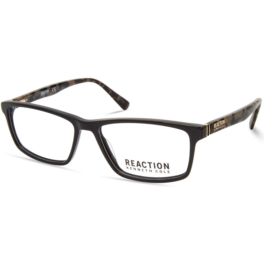 Kenneth Cole Reaction Demo Rectangular Men's Eyeglasses Kc0886 001 55