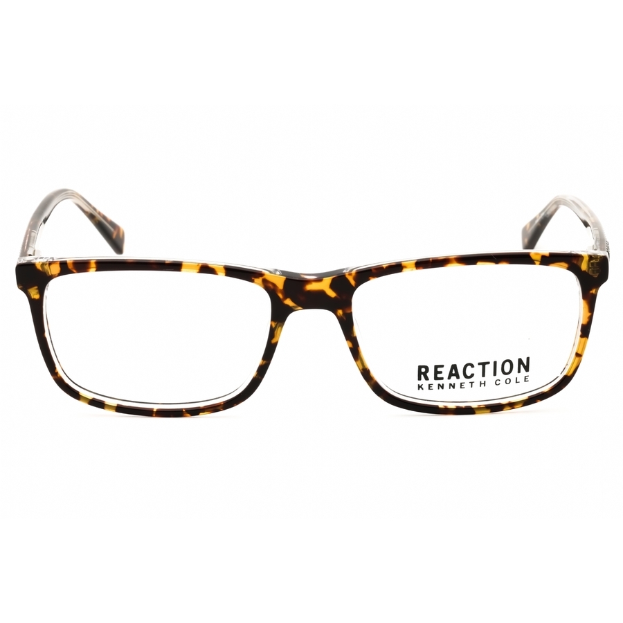 Kenneth Cole Reaction Men's Brown Rectangular Eyeglass Frames Kc0803