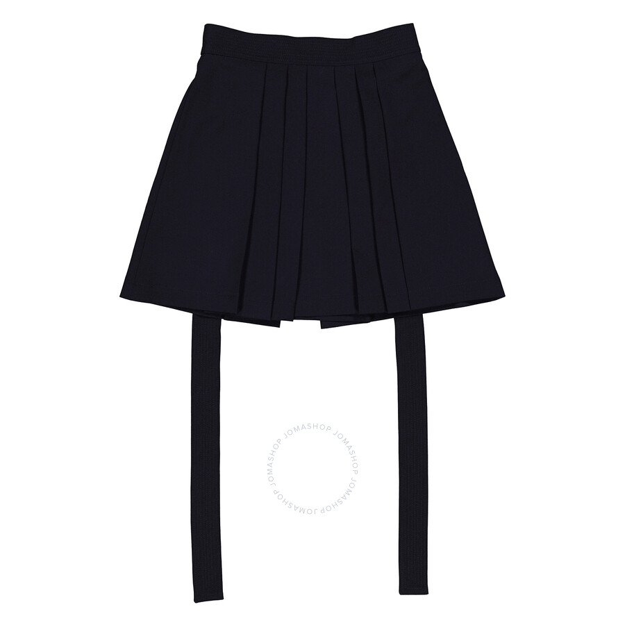 Kenzo Pleated Mini Skirt In Blue