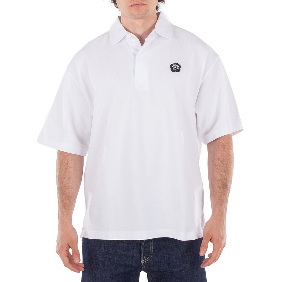 Boke Flower Cotton Polo Shirt