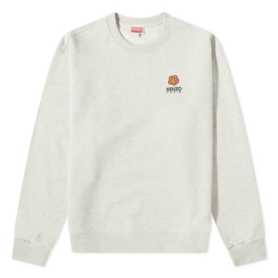 Boke Flower Embroidered Cotton Sweatshirt