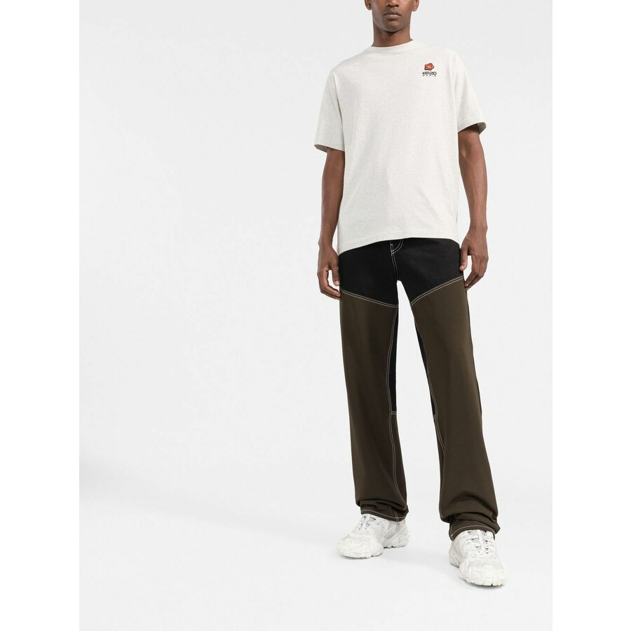 Kenzo Boke Flower Embroidered T-shirt In Animal Print