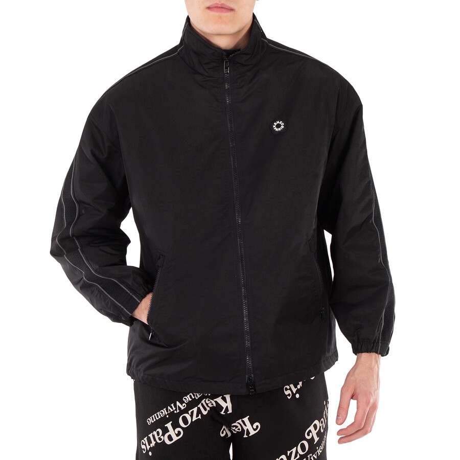 Boke Flower Motif Zip-Up Jacket, Size Medium