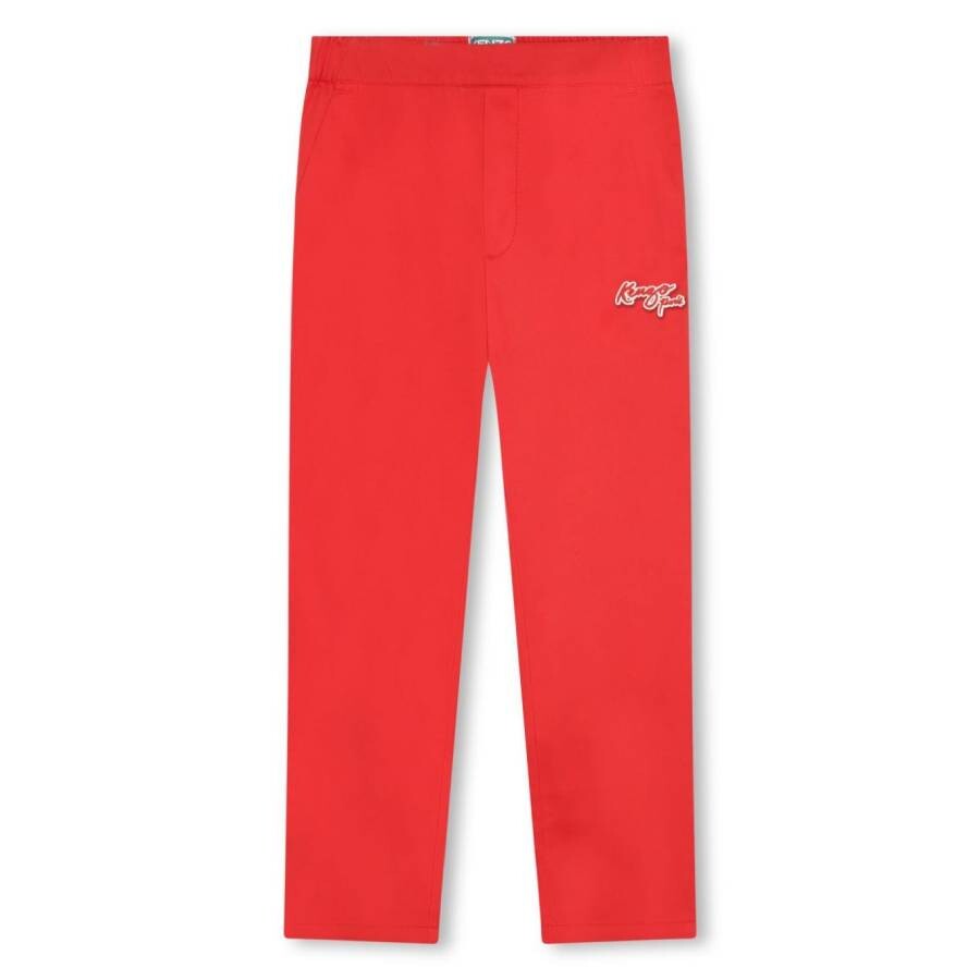 Boys Logo Patch Cotton Sweatpants