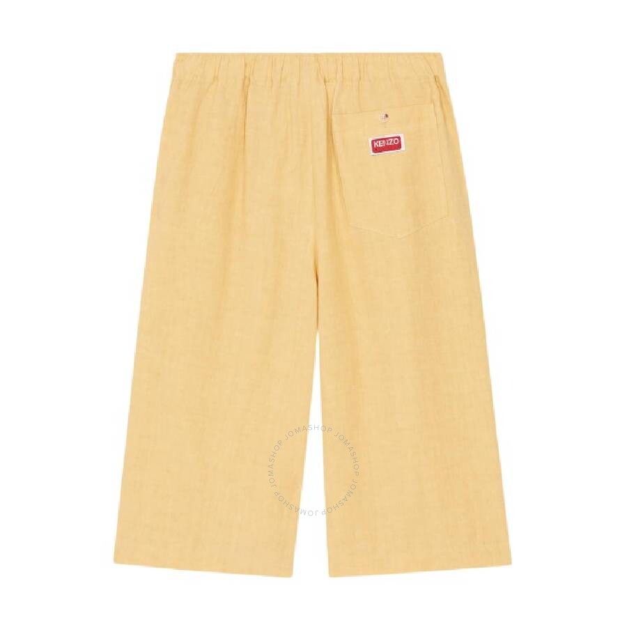 Kenzo Drawstring Waistband Shorts In Brown
