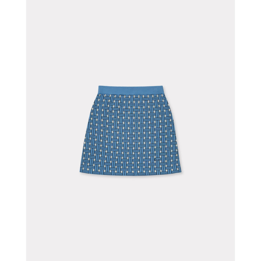 Elastic Waistband Mini Skirt