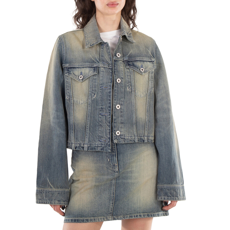 Embroidered Logo Long Sleeve Jacket