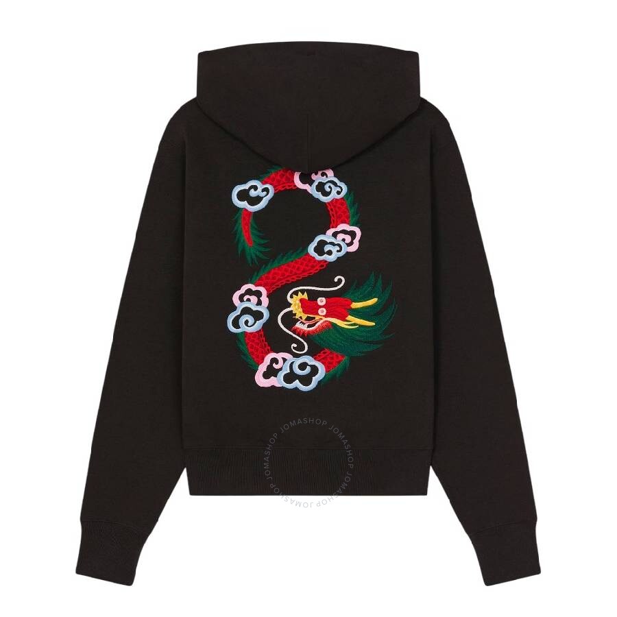 Kenzo Embroidered Tiger Long Sleeve Sweater In Black