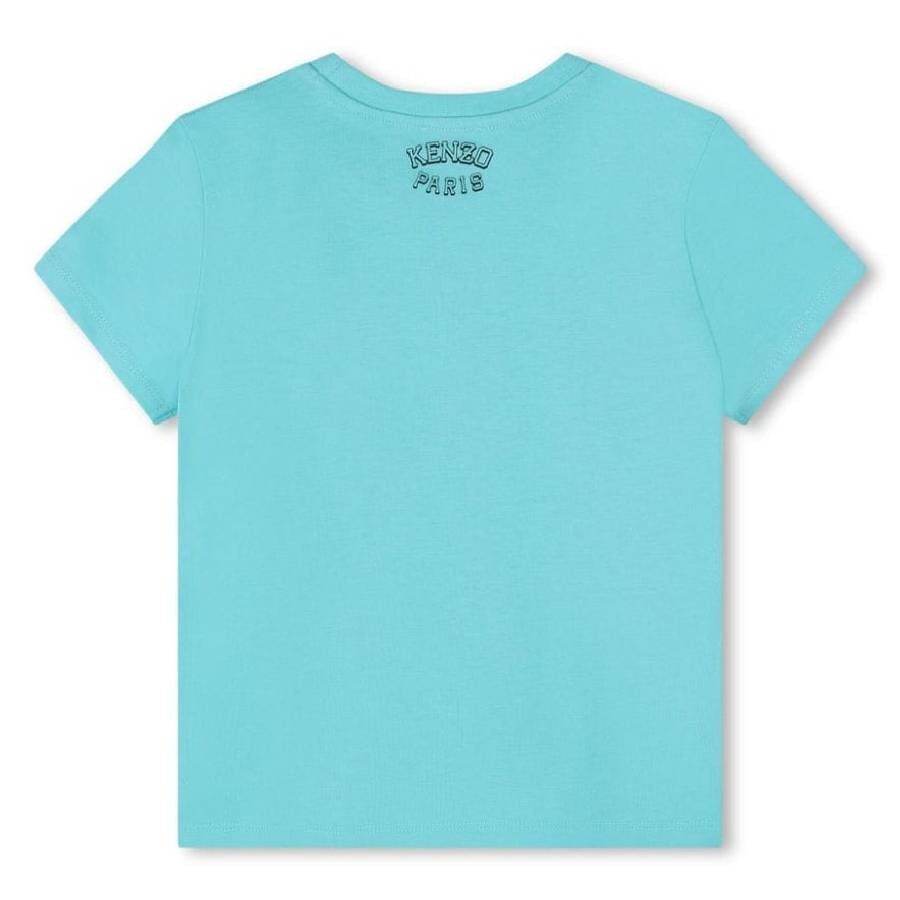 Kenzo Girls Tiger-print Cotton Tshirt
