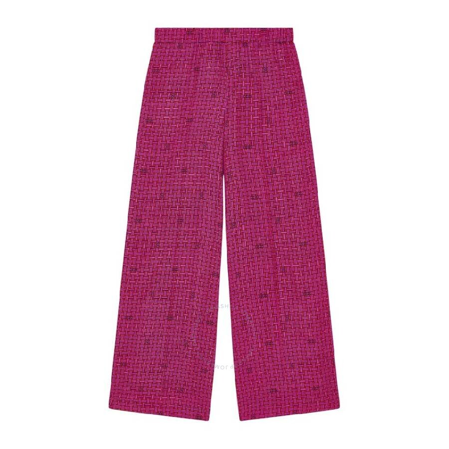 Kenzo Graphic-print Elasticated Waist Pant In Pink