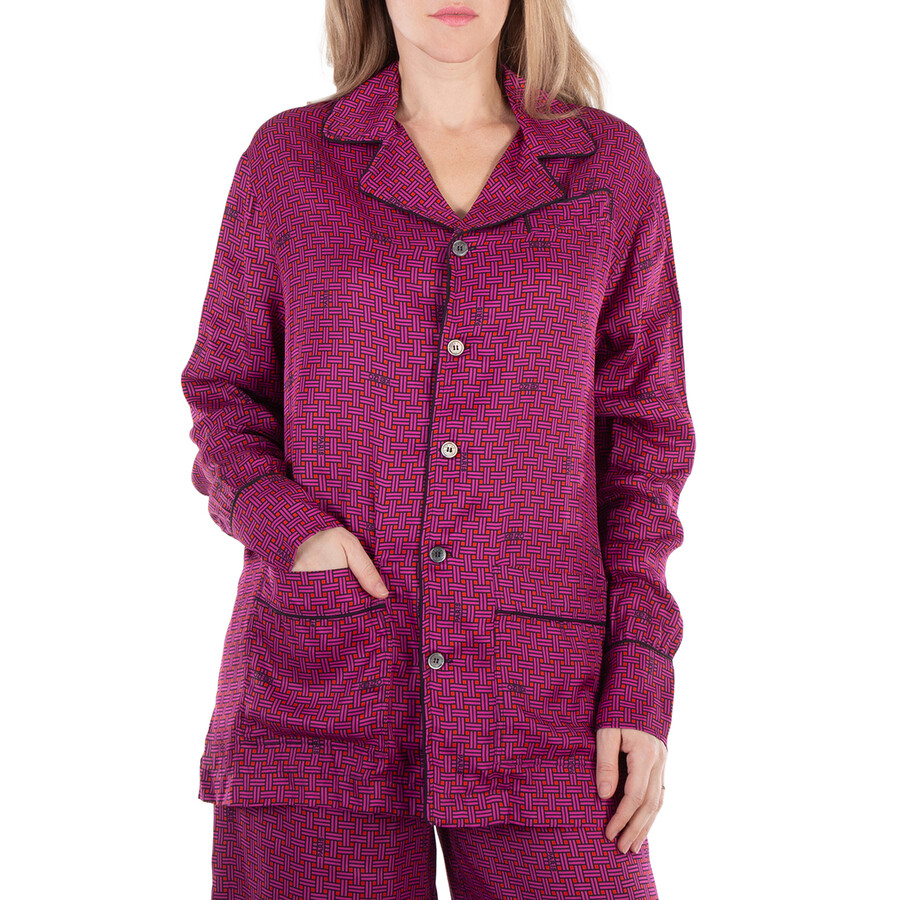 Graphic-Print Long Sleeve Shirt