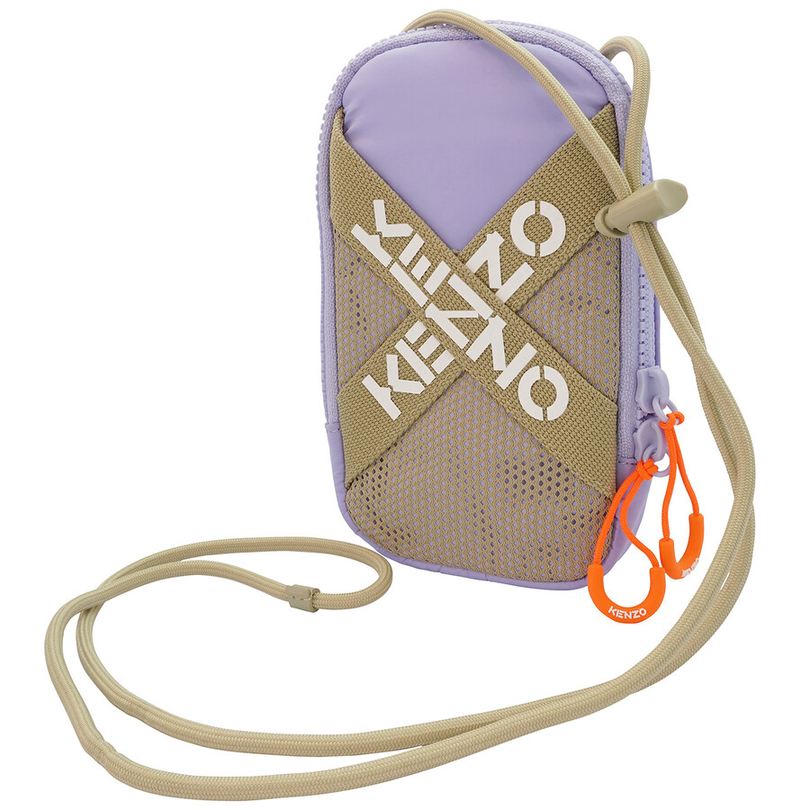 Kenzo Kenzo Sport Crossbody Phone Case Lavender FC55PM228F2265 3612230236745 Handbags
