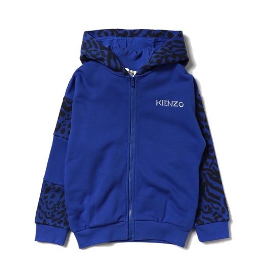 Kenzo Blue Colourblock Hoodie